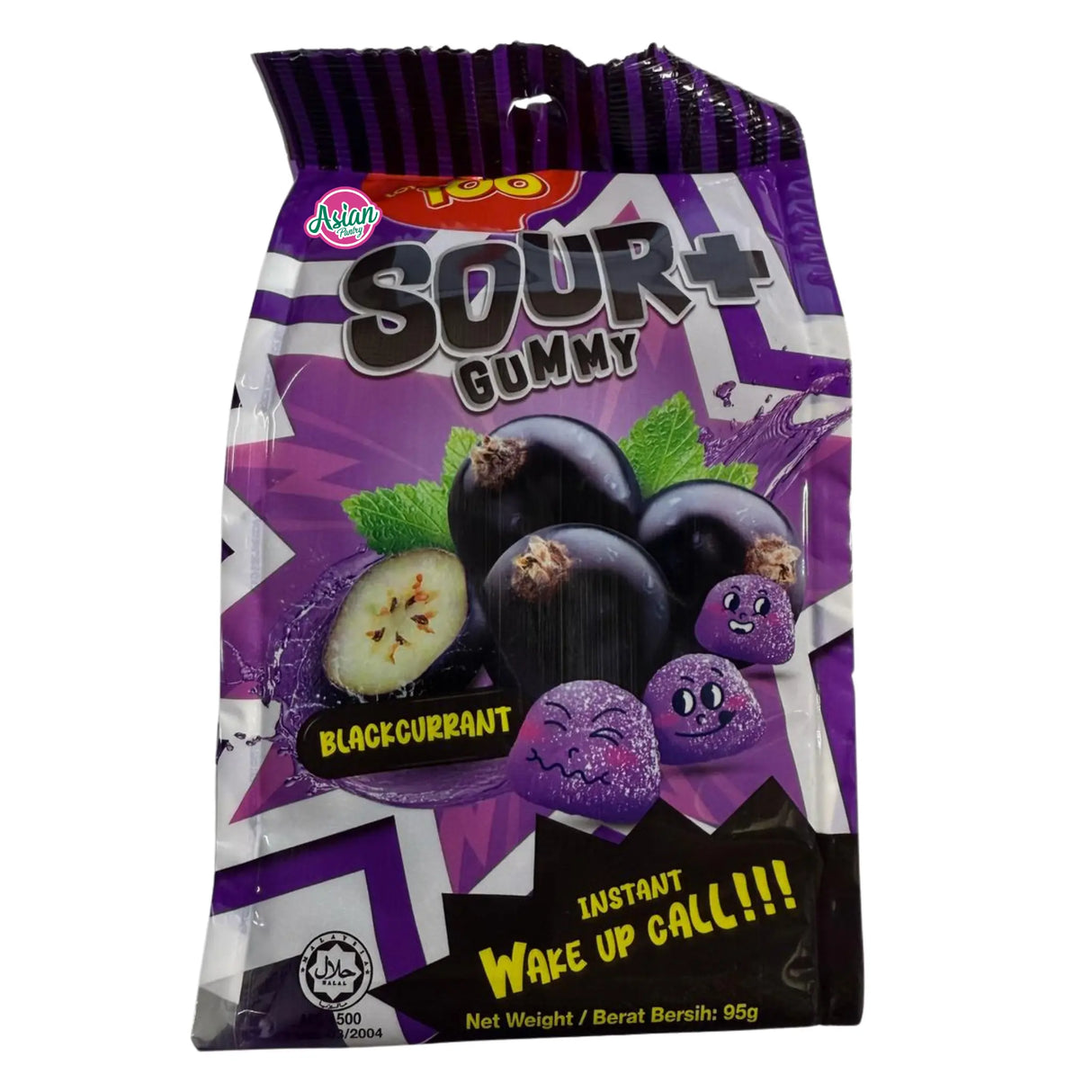 Cocoaland Lot 100 Sour + Gummy Blackcurrant 95g