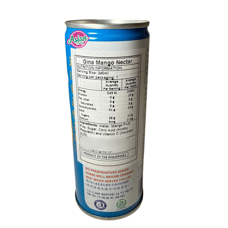 Gina Mango Nectar Juice 240ml