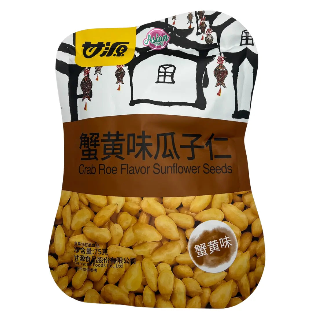 Ganyuan Foods Crab Roe Flavour Sunflower Seeds 75g