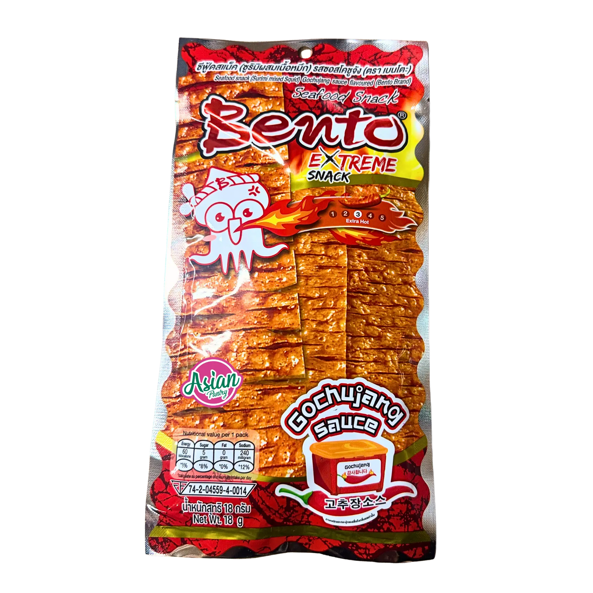 Bento Seafood Snack Gochujang Sauce Flavour 18g