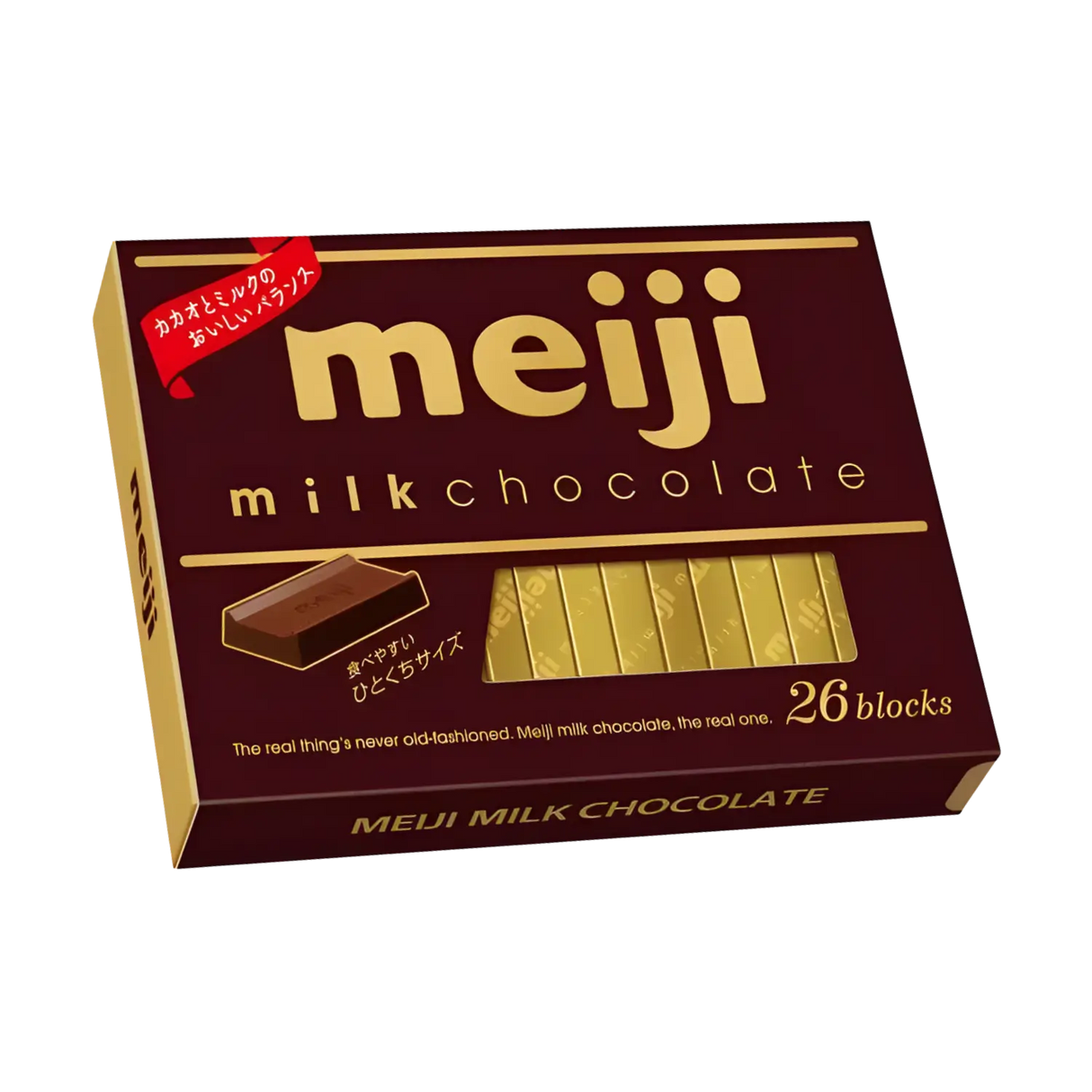 Meiji Milk Chocolate Box 26 Blocks 120g