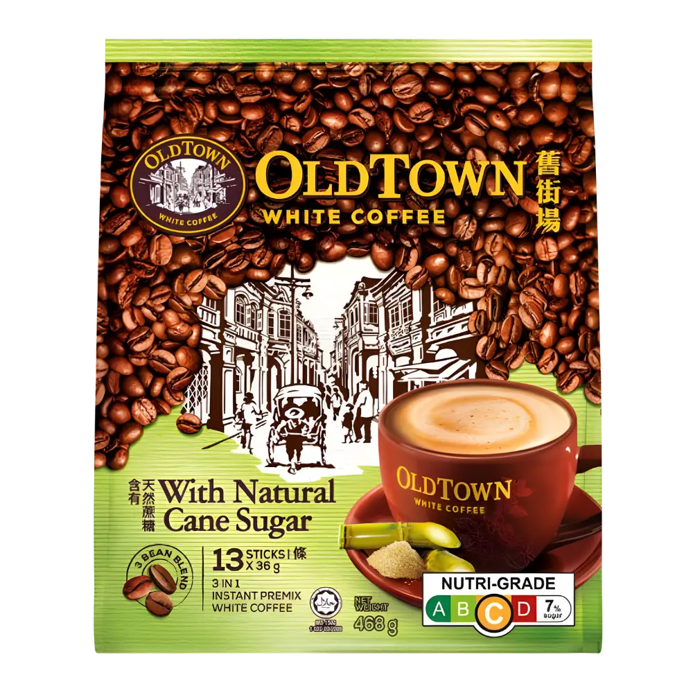 Old Town White Coffee with Cane Sugar 540g