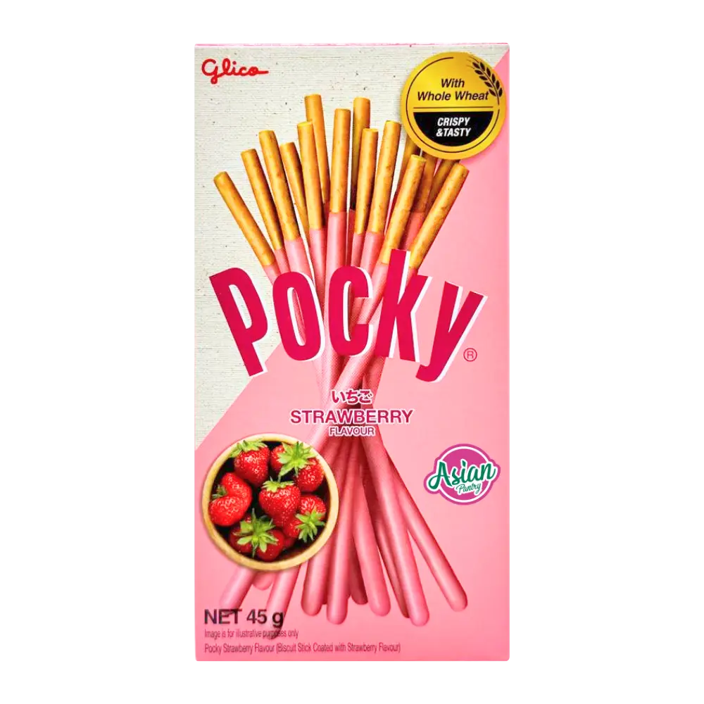 Glico Pocky Perisa Strawberi 45g