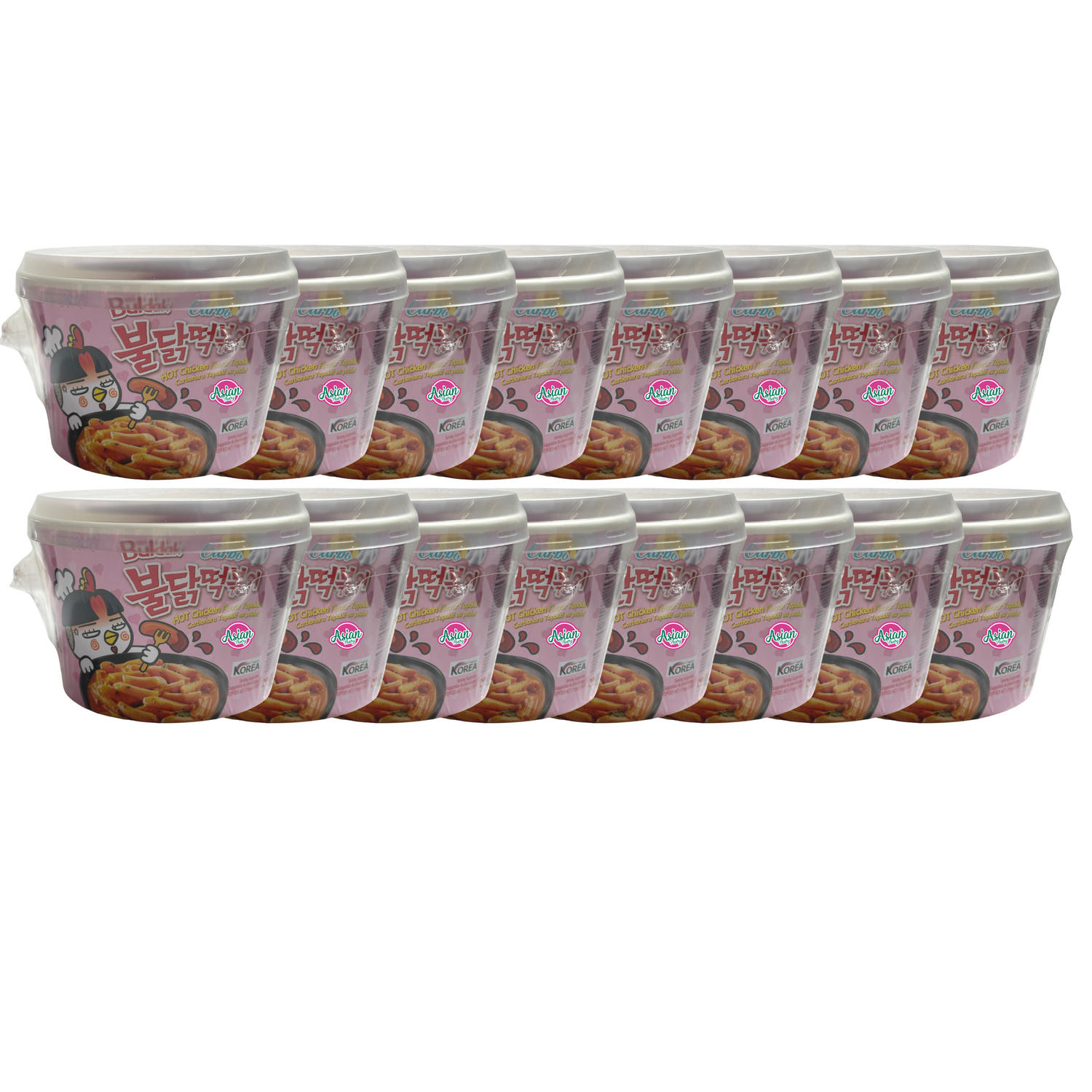 Samyang Buldak Carbo Hot Chicken Flavour Tteokbokki Topokki Bowl 179 g