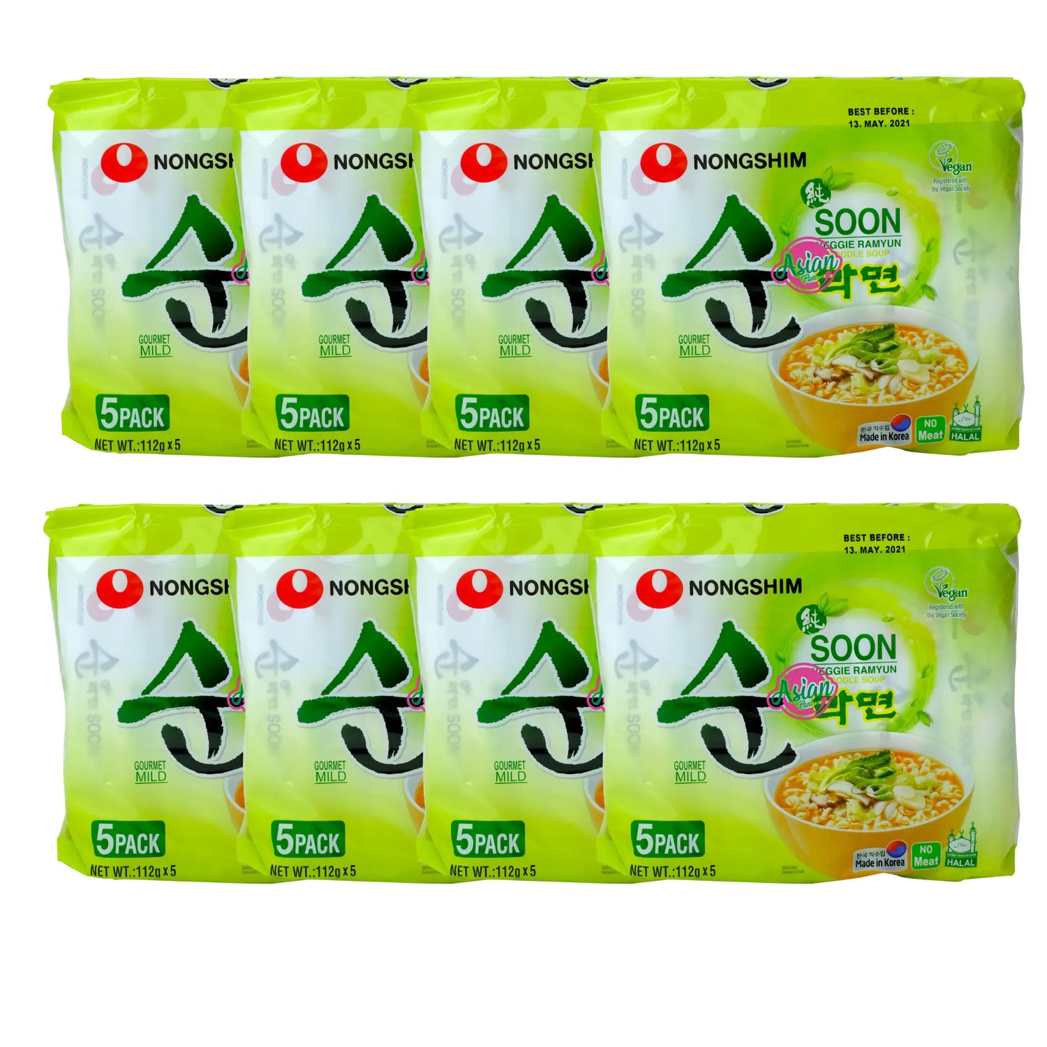 Nongshim Soon Veggie Ramyun 560g