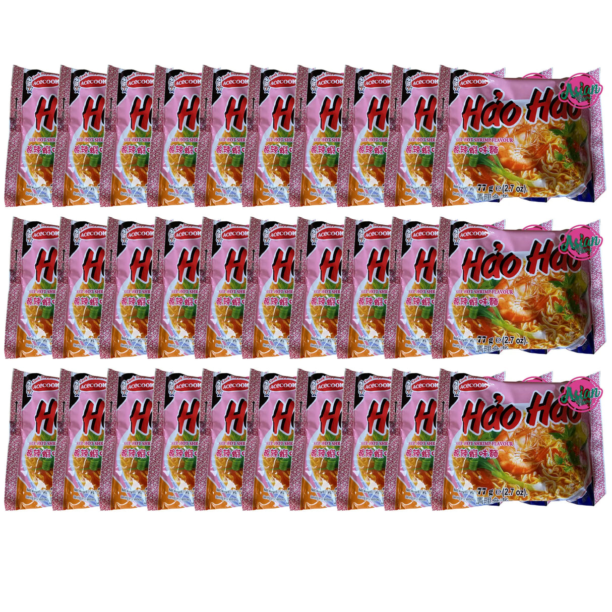 Acecook Hao Hao Mee Masam Perisa Udang Panas 77g