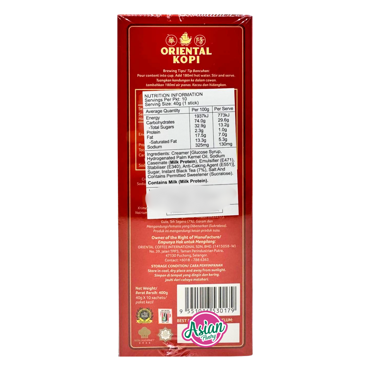 Oriental Kopi Teh Tarik 400g