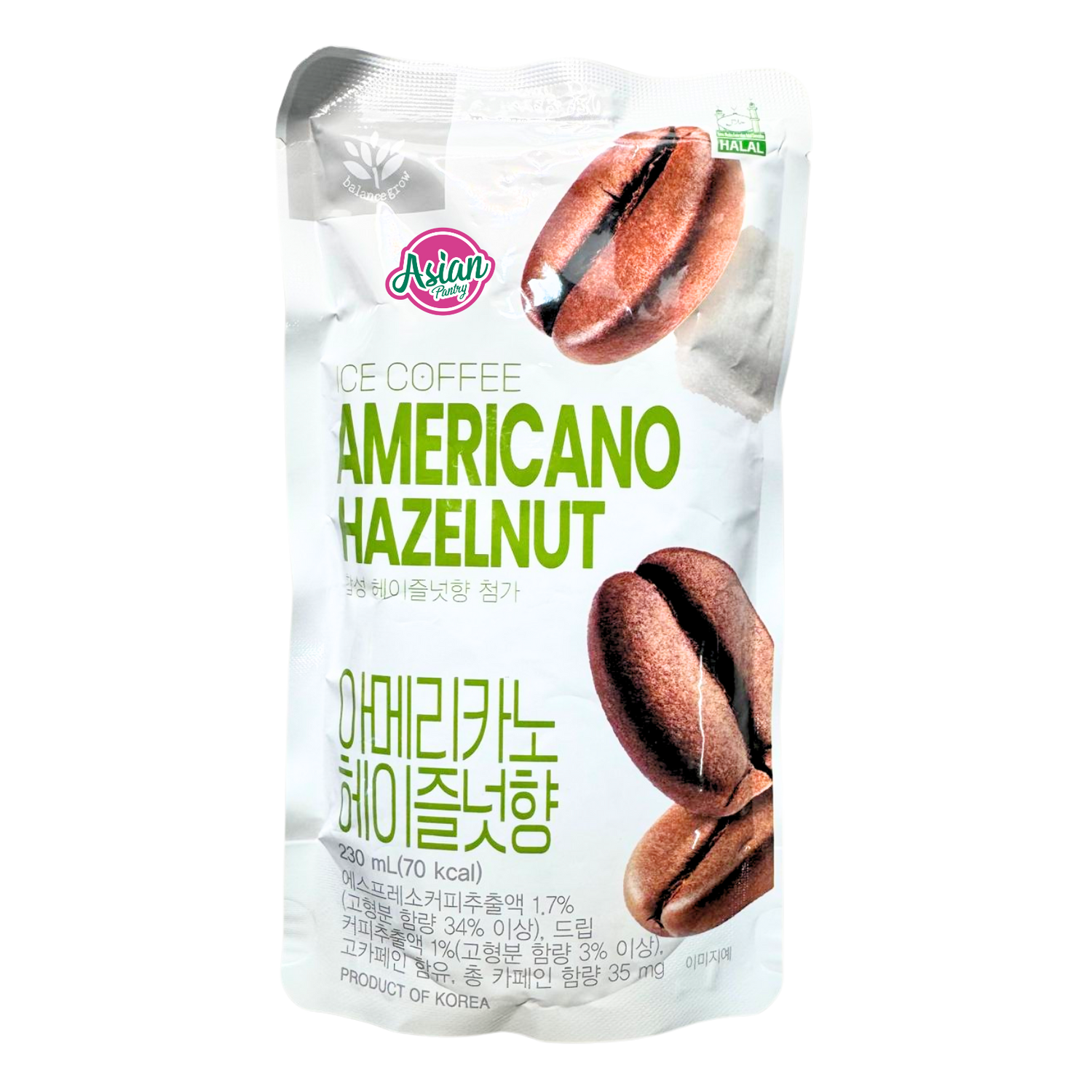 Balance Grow Ice Coffee Americano Hazelnut 230ml
