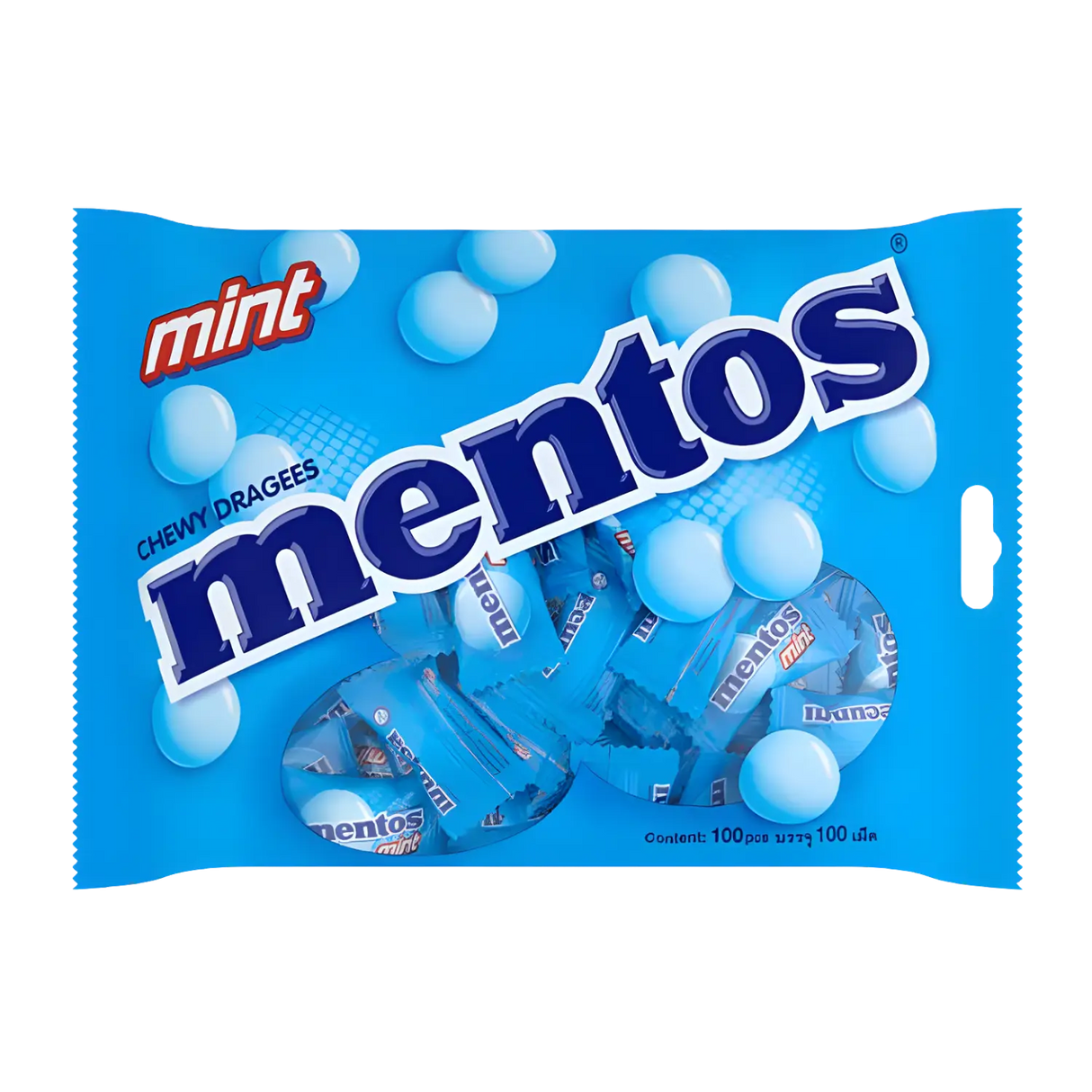 Mentos Mint Chewy Candy 100pcs 270g