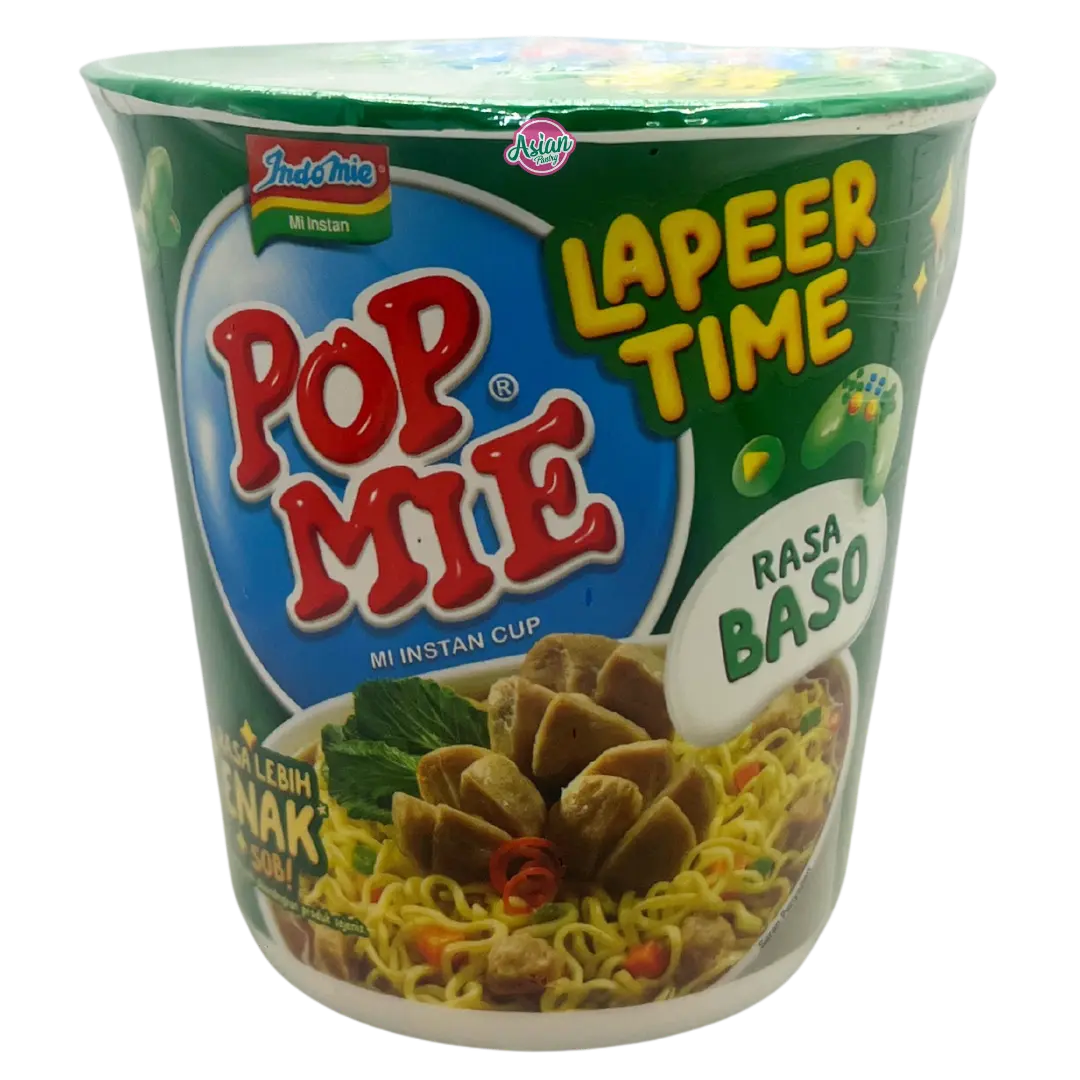 Indomie Popmie Instant Cup Noodle Soup Meatball Flavour (Rasa Baso) 75g