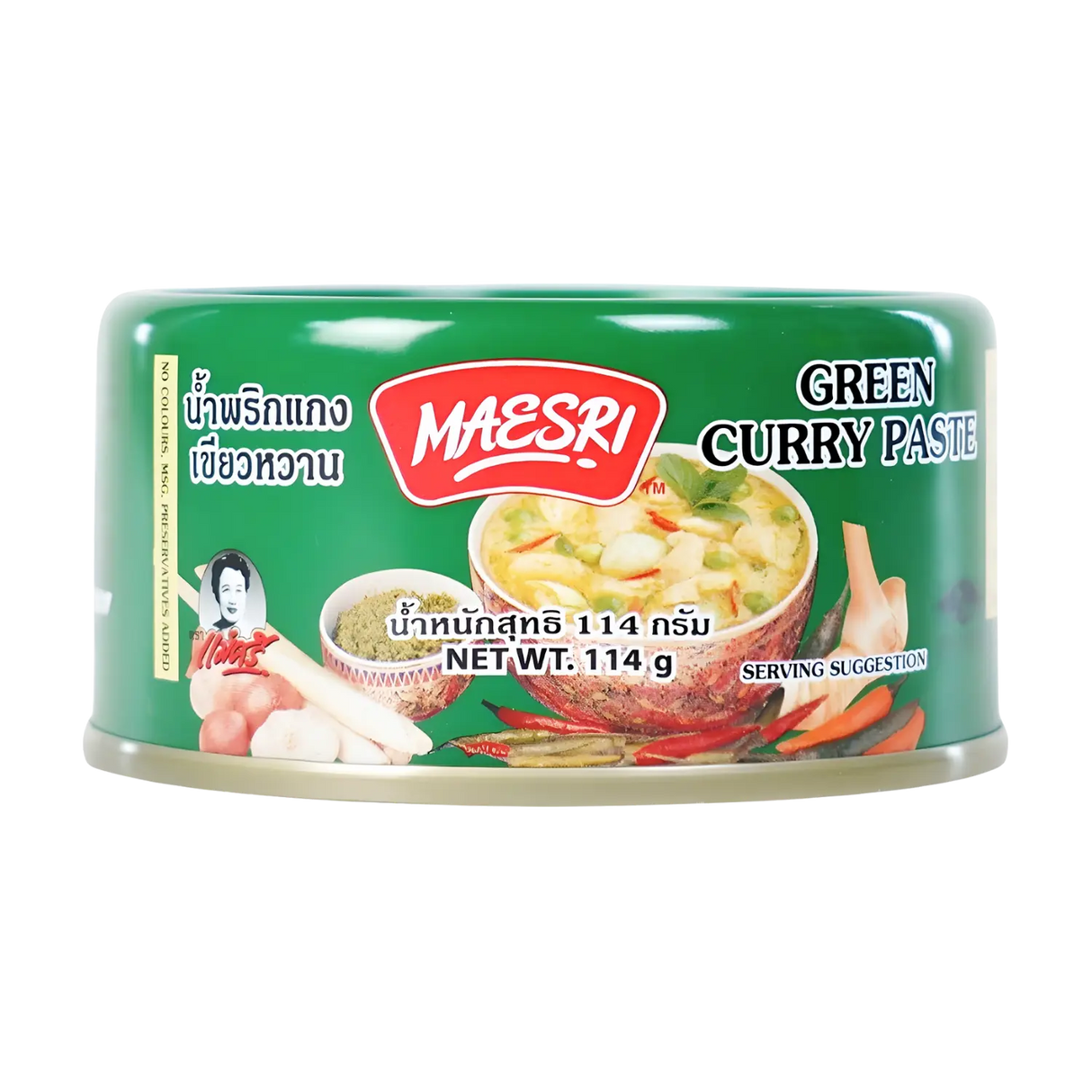 Maesri 绿咖喱酱 114g