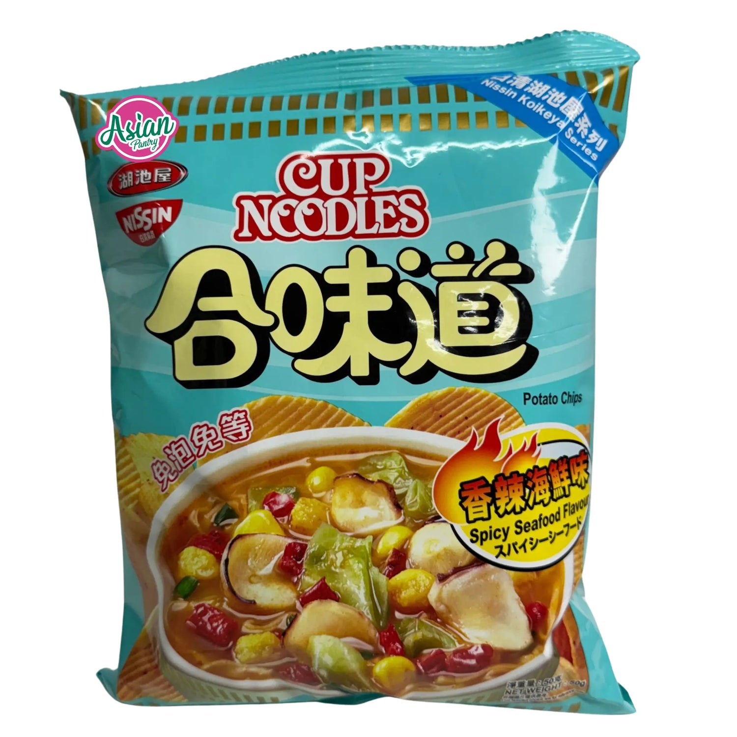 日清 香辣海鲜味薯片 50g