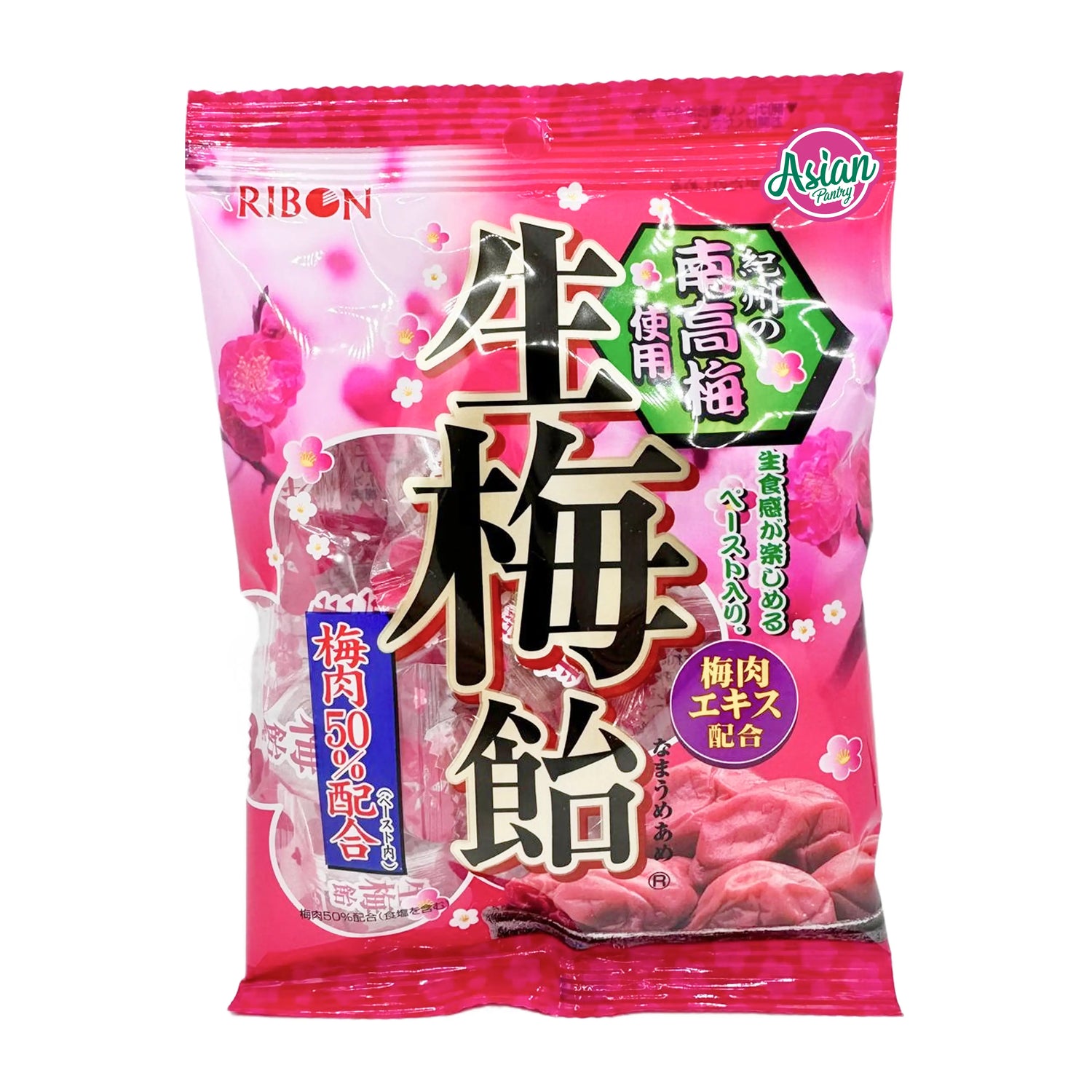 Ribon Fresh Plum Candy 110g