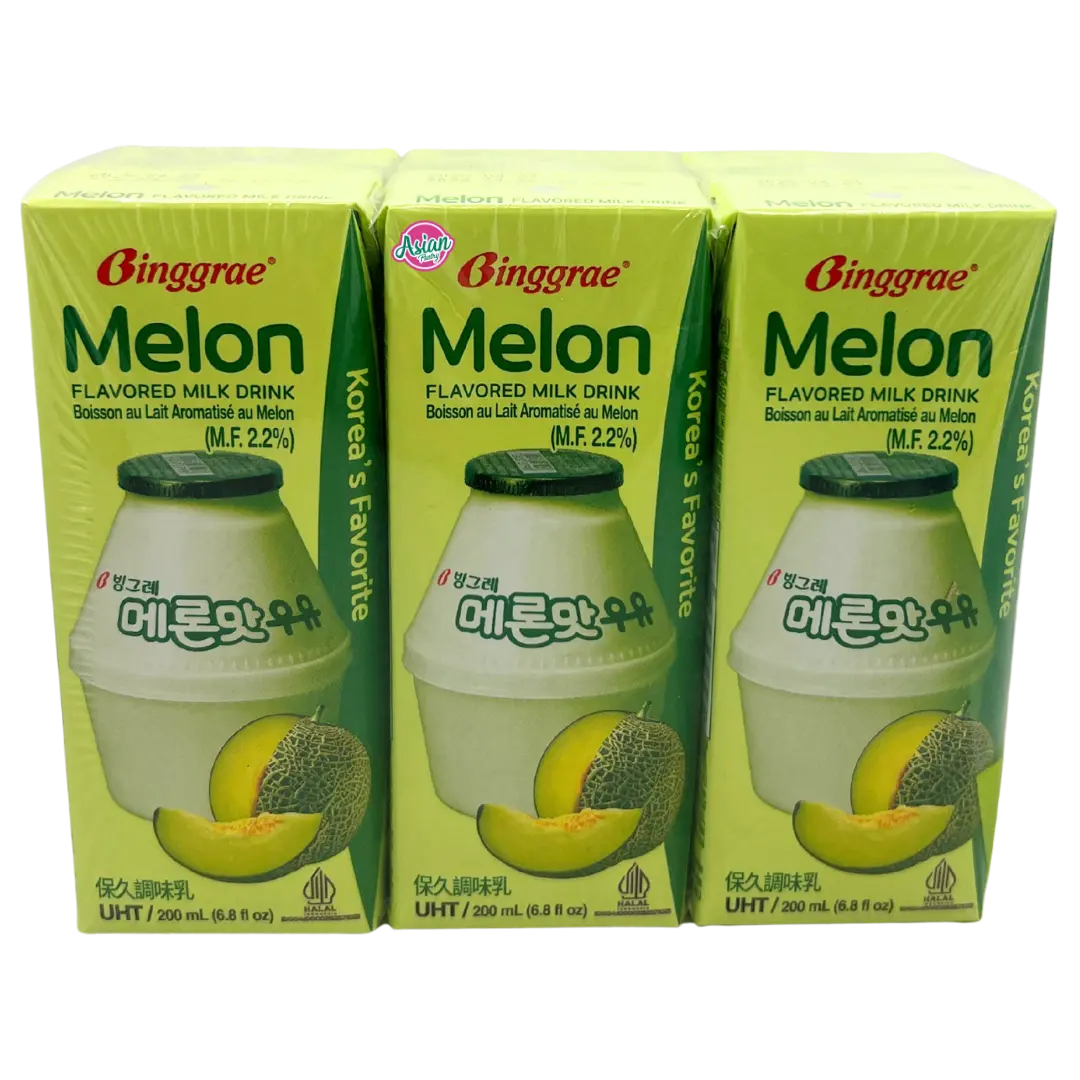 Binggrae 哈密瓜味牛奶饮料 1200ml