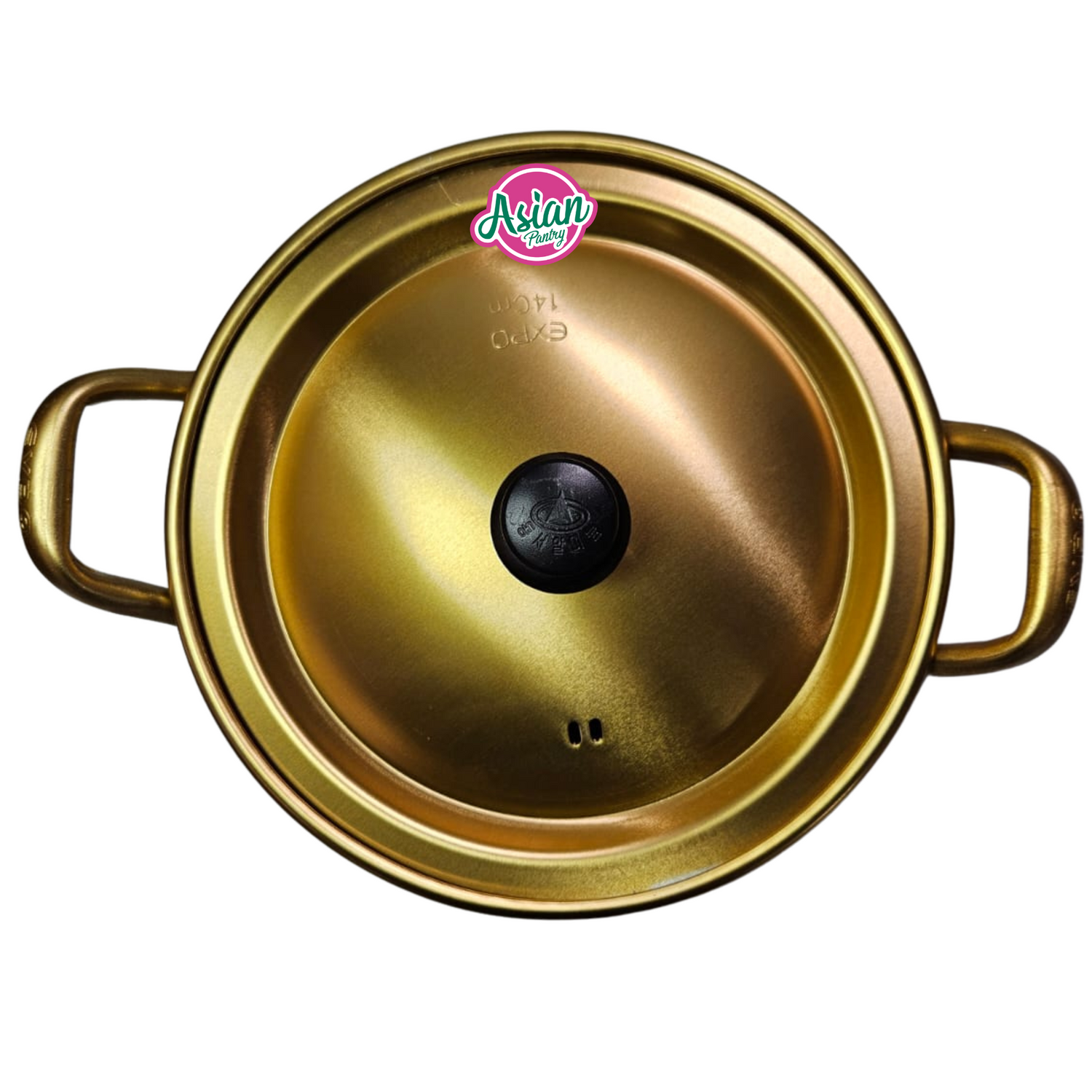 Periuk Pemegang Kuning Kaesung Dong-Suh Aluminium Korea 14cm (Periuk Ramen Emas)