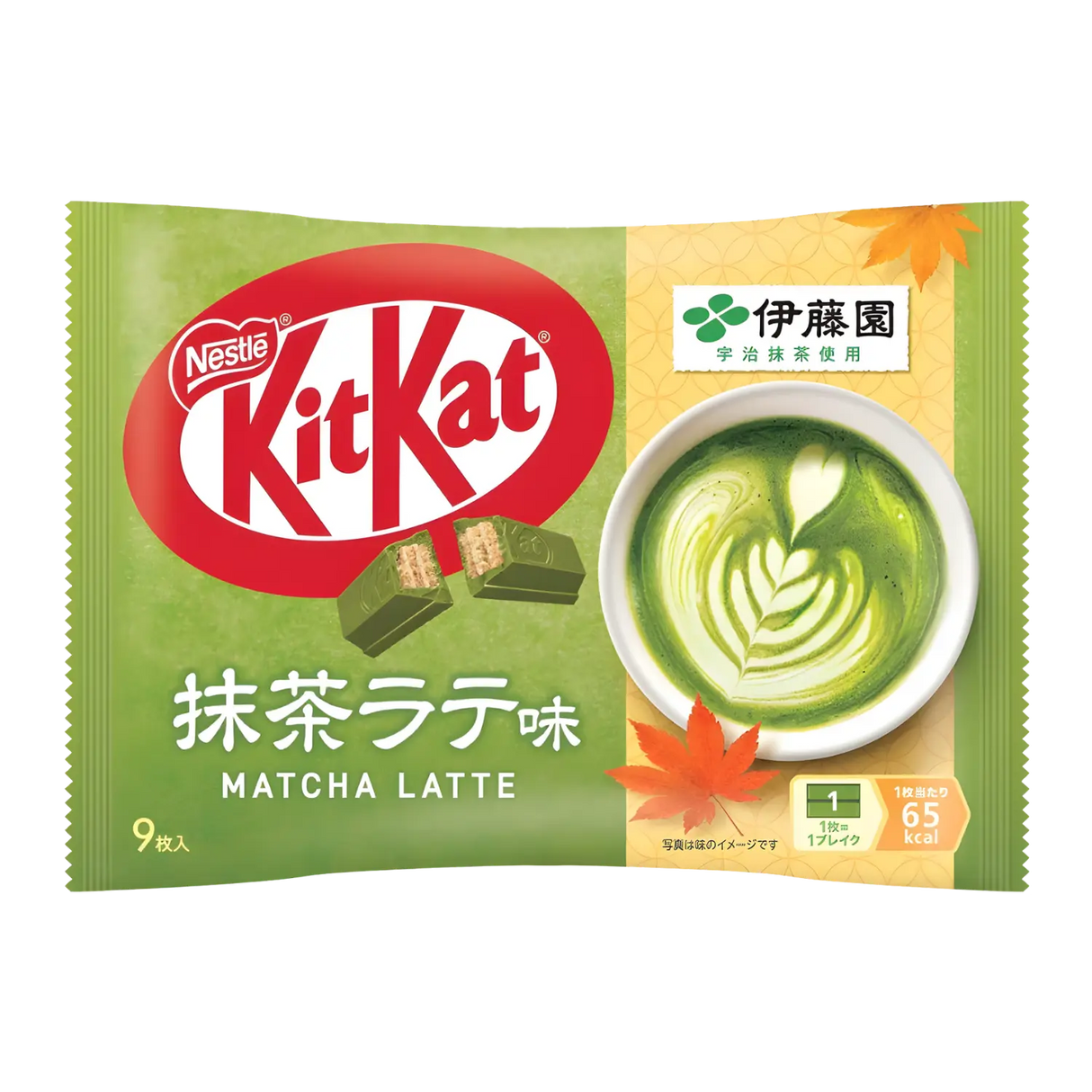 Nestle Kit Kat Wafer Coklat Itoen Matcha Latte 10P 11.6g