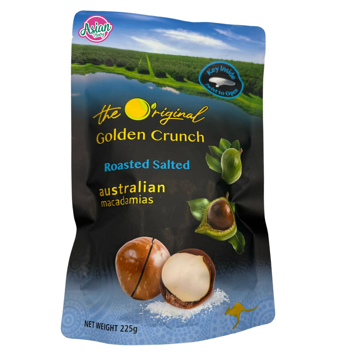 Golden Crunch 澳洲坚果盐烤味 225克