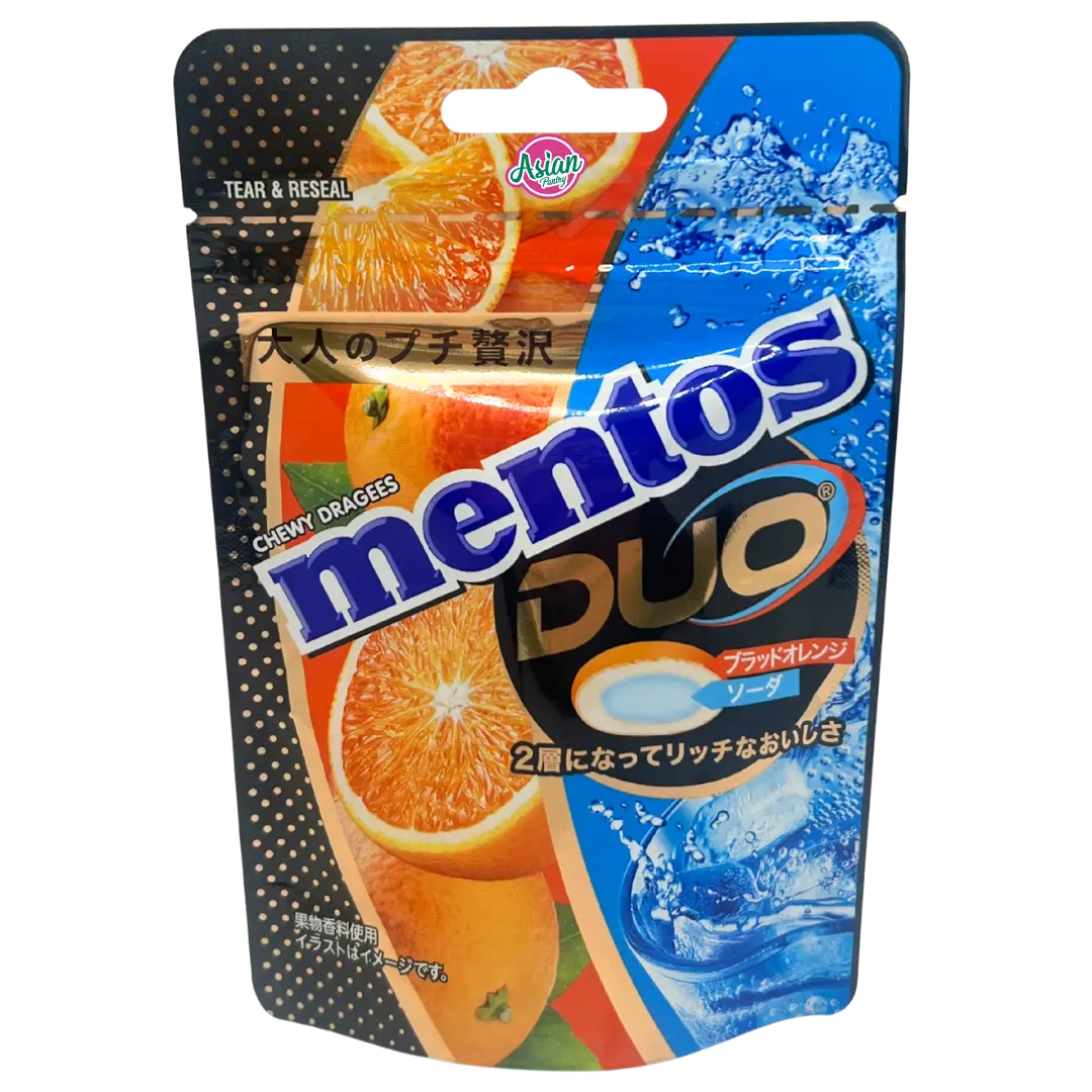 Kracie Mentos Duo Blood Orange Soda 45g