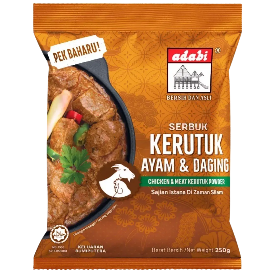 Adabi 鸡肉和肉 Kerutuk 粉 250g
