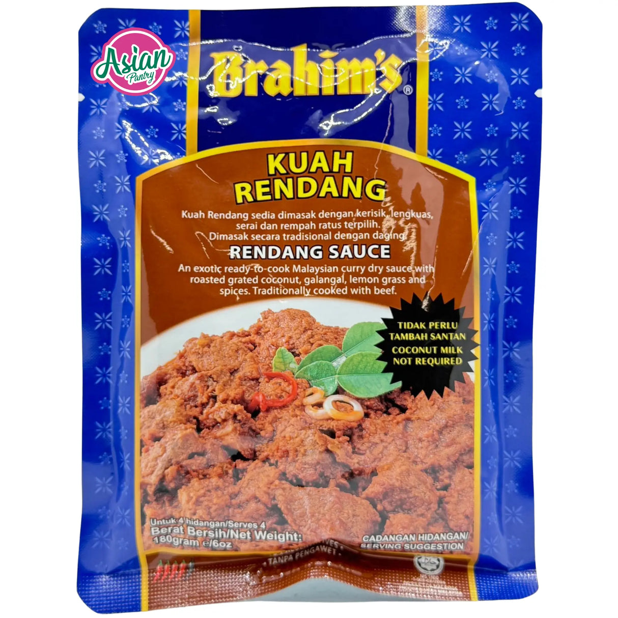 Brahim's Kuah Rendang/Rendang Sauce 180g