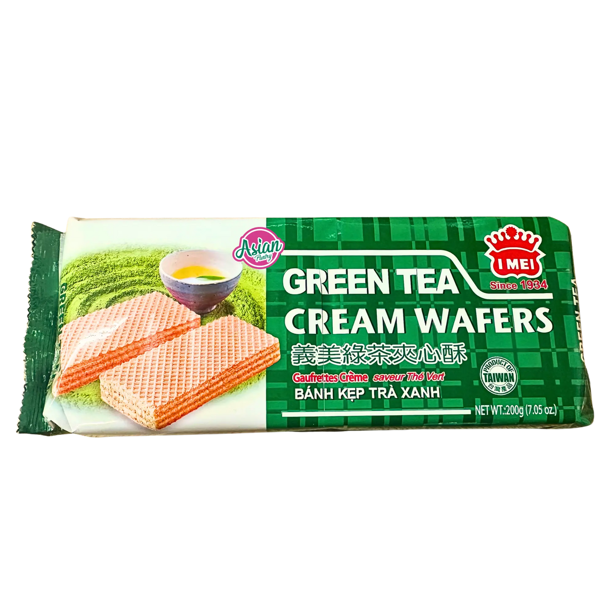 I Mei Green Tea Cream Wafers 200g