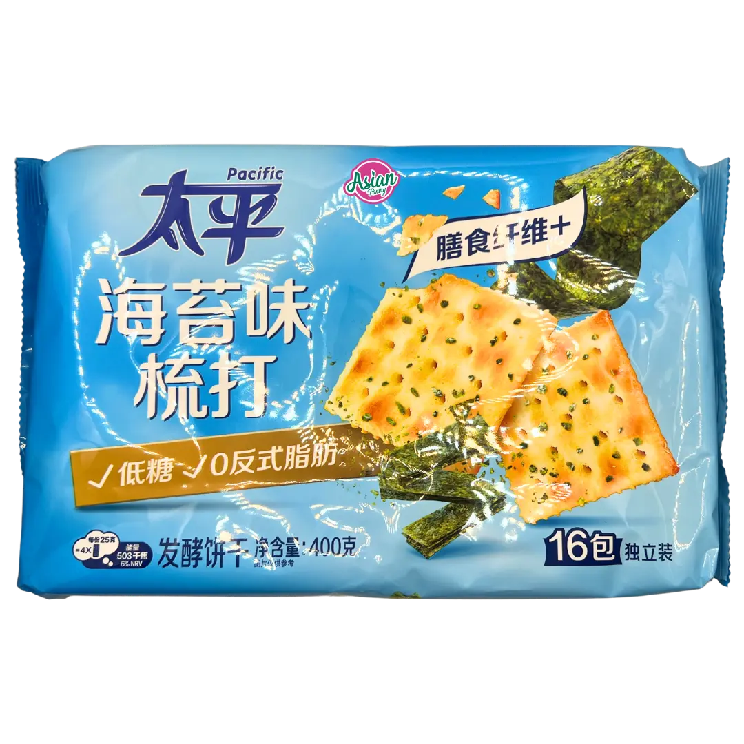 Pacific Soda Crackers (Seaweed Flavour) 400g