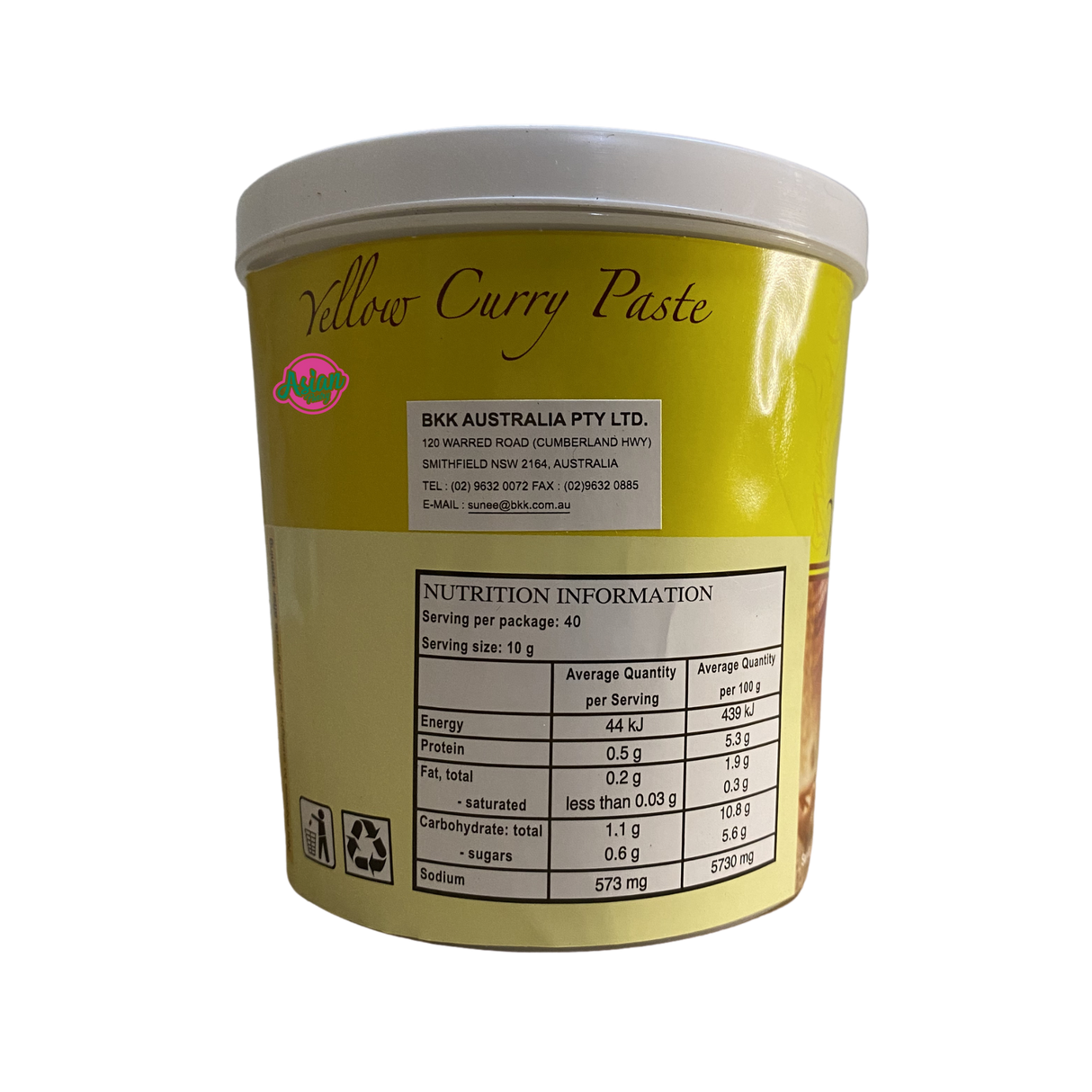 Mae Ploy Yellow Curry Paste 400g