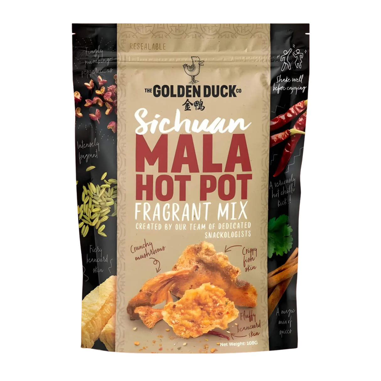 Golden Duck Sichuan Mala Hot Pot Fragrant Mix 108g
