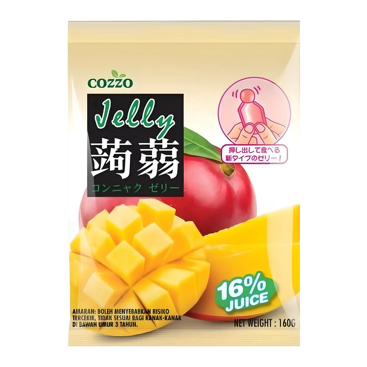 Cozzo 蒟蒻果冻芒果 160g