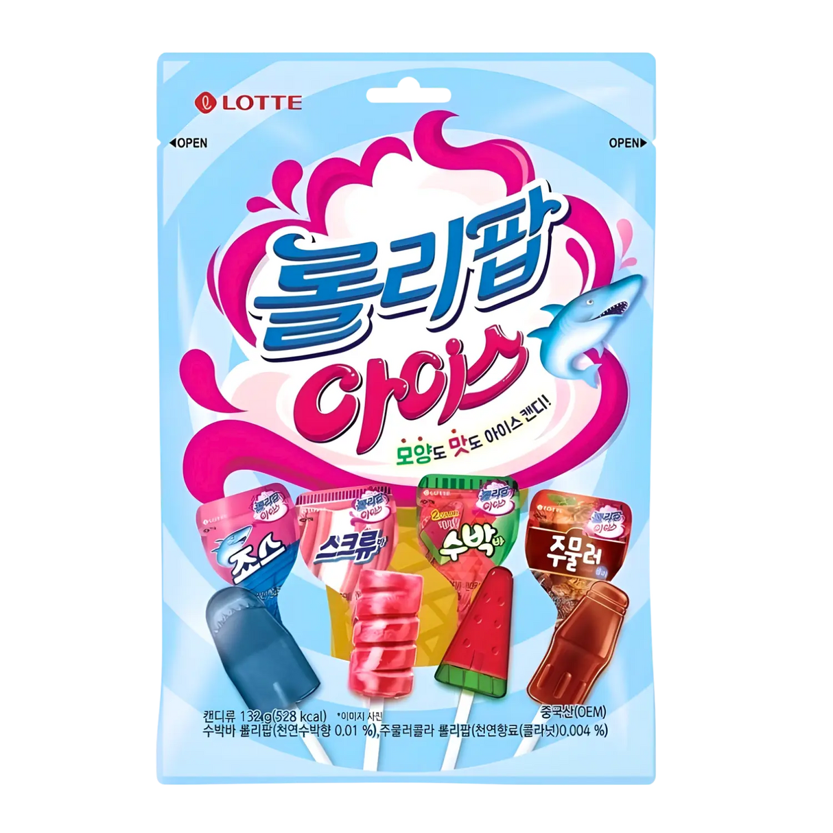 乐天棒棒糖冰糖 132g