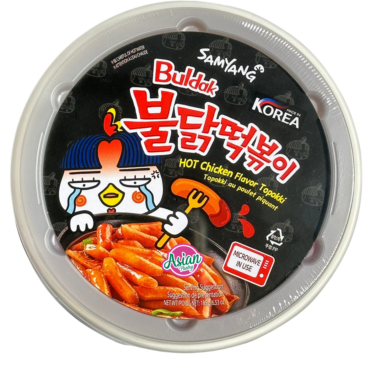 Samyang Buldak Hot Chicken Flavour Tteokbokki Bowl 185g