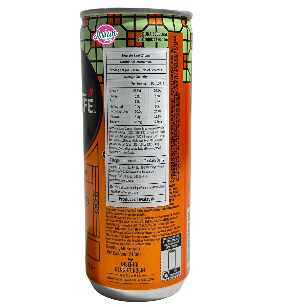 Nescafe Tarik Coffee 240ml
