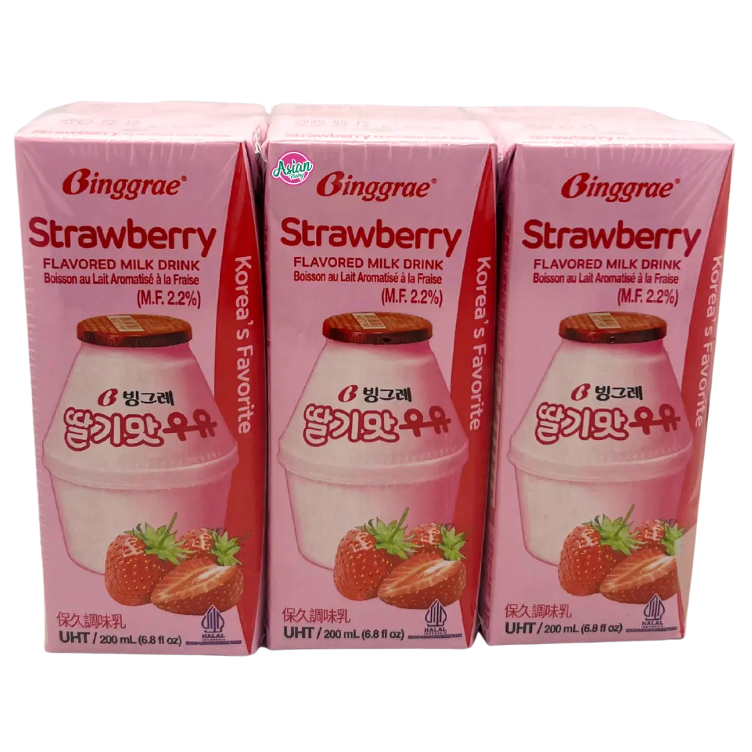 Binggrae 草莓味牛奶饮料 1200ml