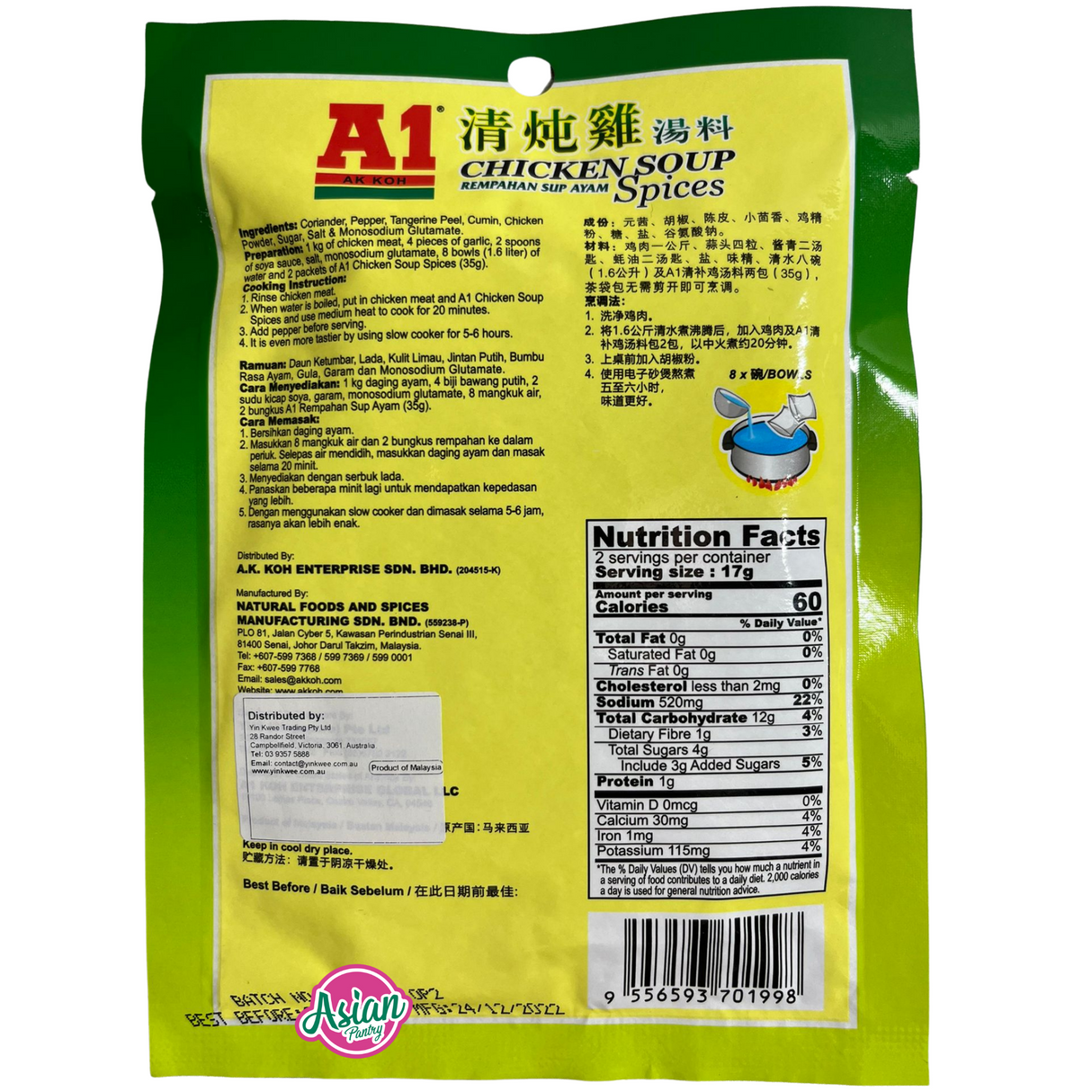 Action One Chicken Soup Spices 35g