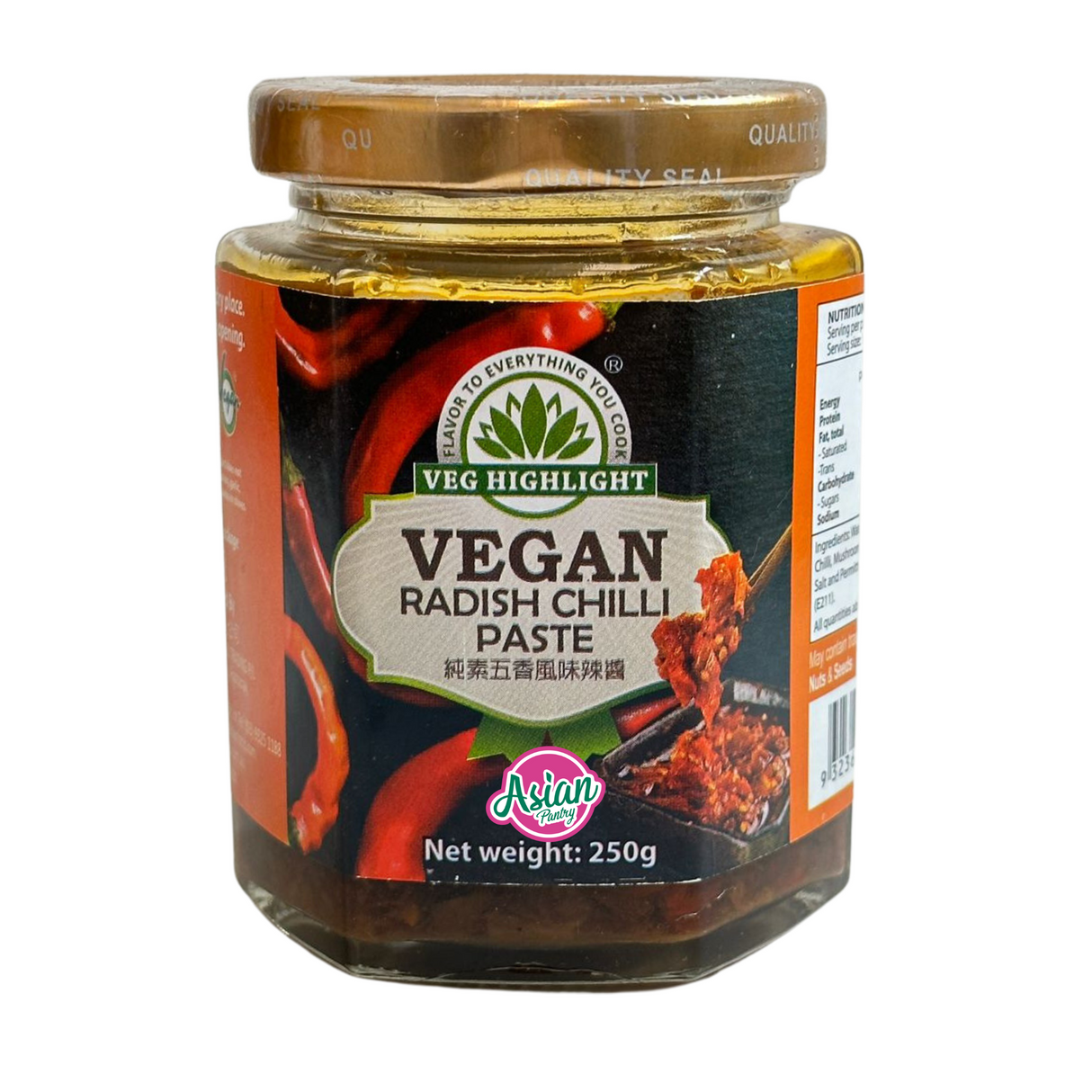 VEG Vegan Radish Chilli Paste  250g