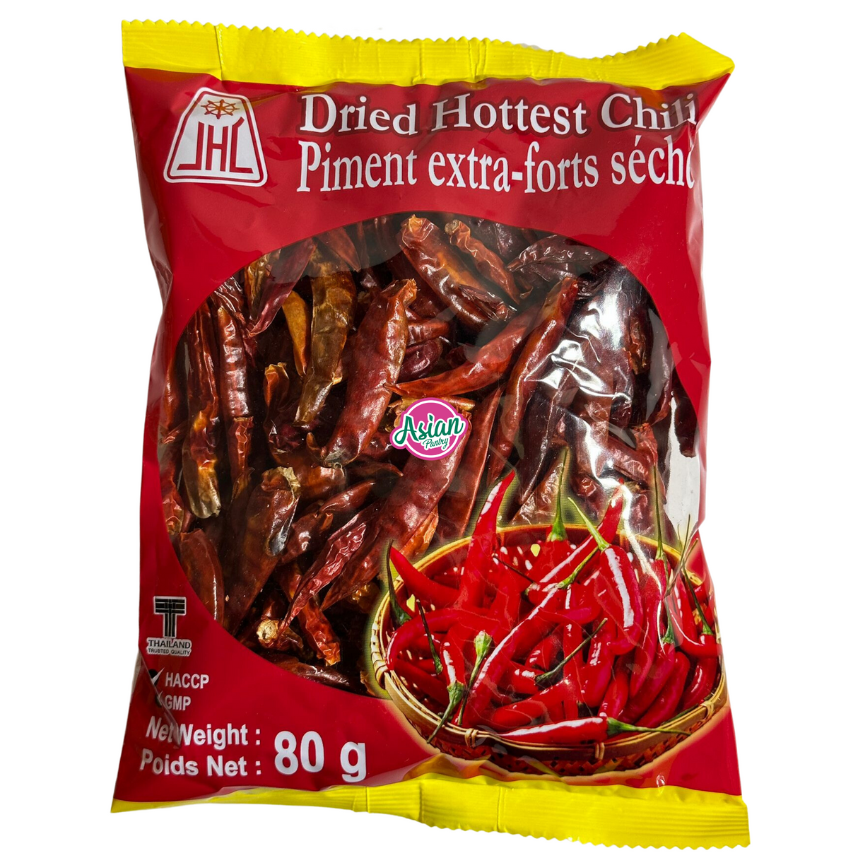 JHL Dried Hottest Chilli 80g