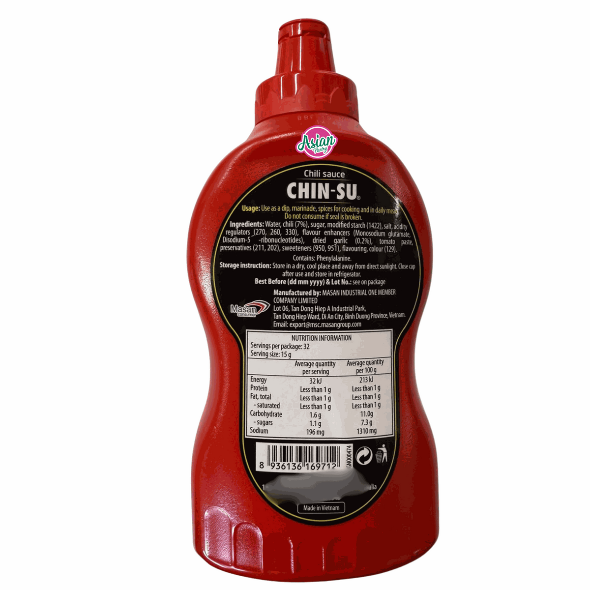 Chin-Su Chilli Sauce 480g