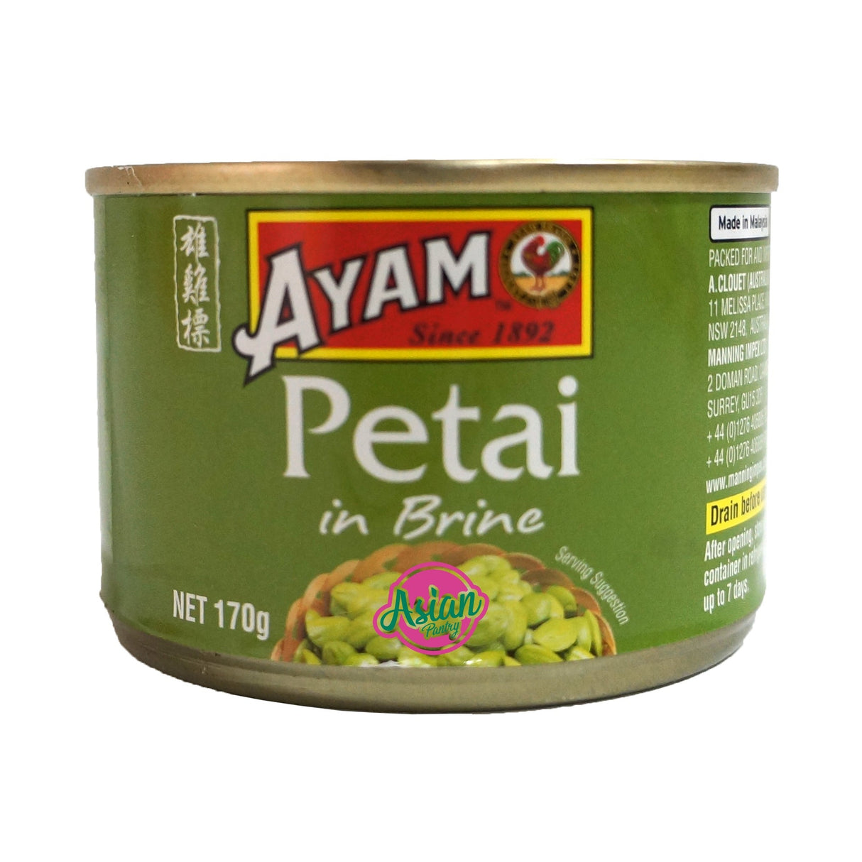 Ayam Jenama Petai dalam Air Garam 170g