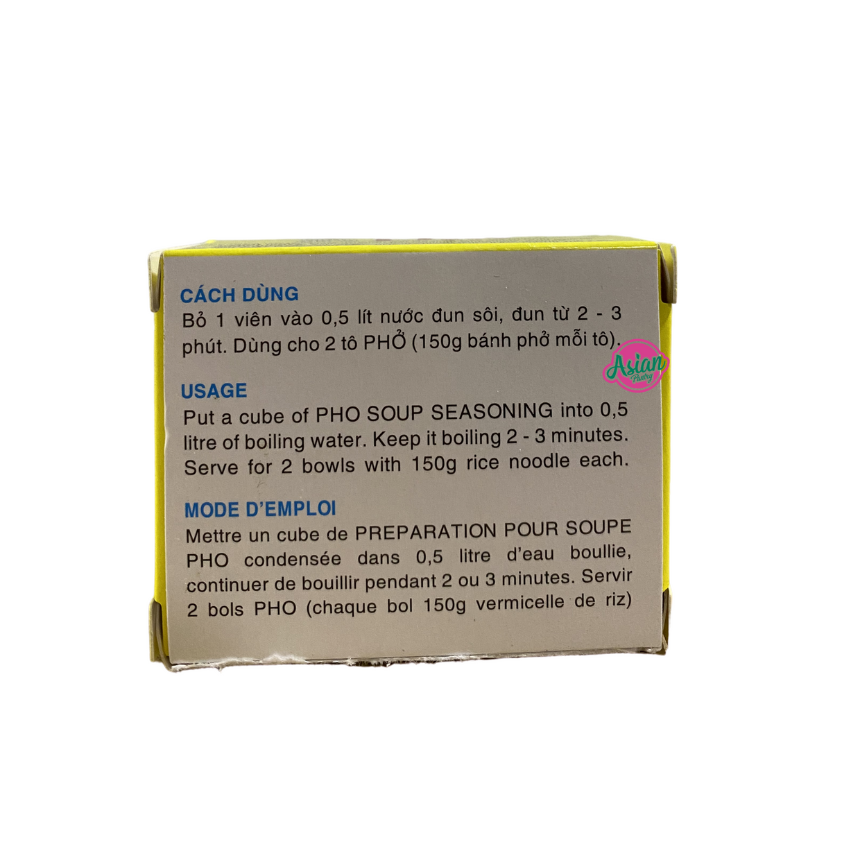 Bao Long Pho Seasoning 75g - Back