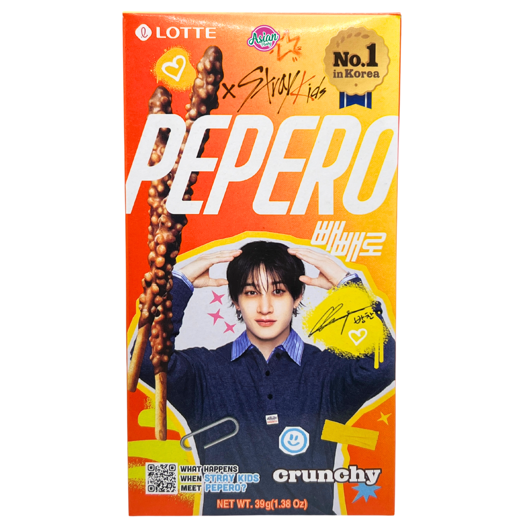 Lotte Pepero Stray Kids Crunchy 39g (Random Member)