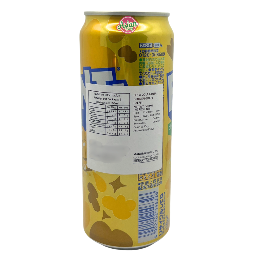 Coca Cola Fanta Golden Grape 500ml