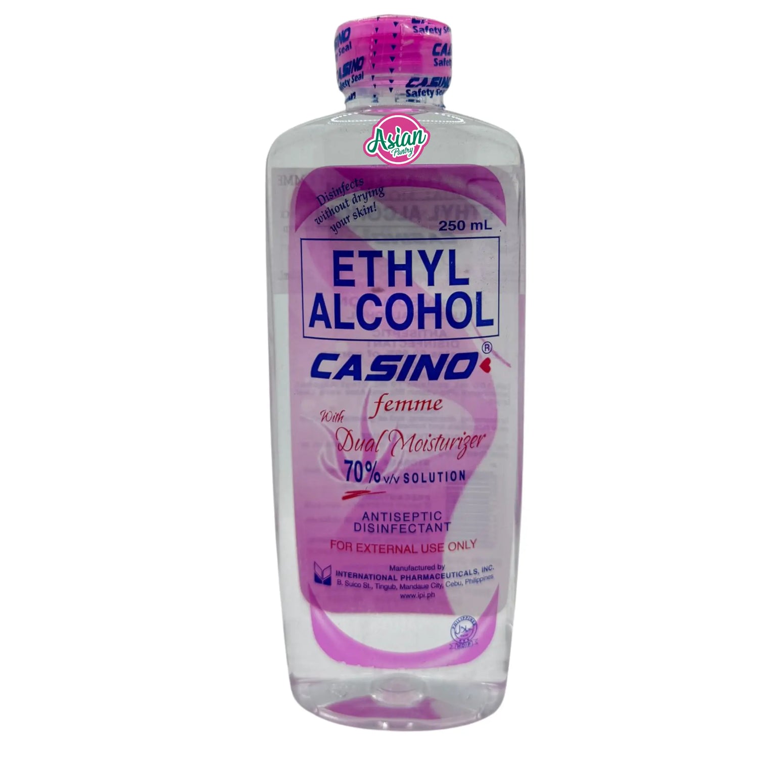 Casino Ethyl Alcohol Femme 70% With Dual Moisturizer 250ml