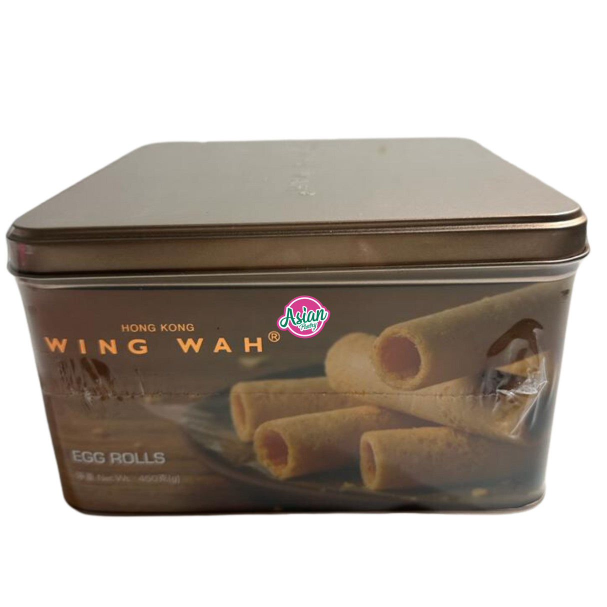 Wing Wah Cookies Egg Rolls Tin 450g