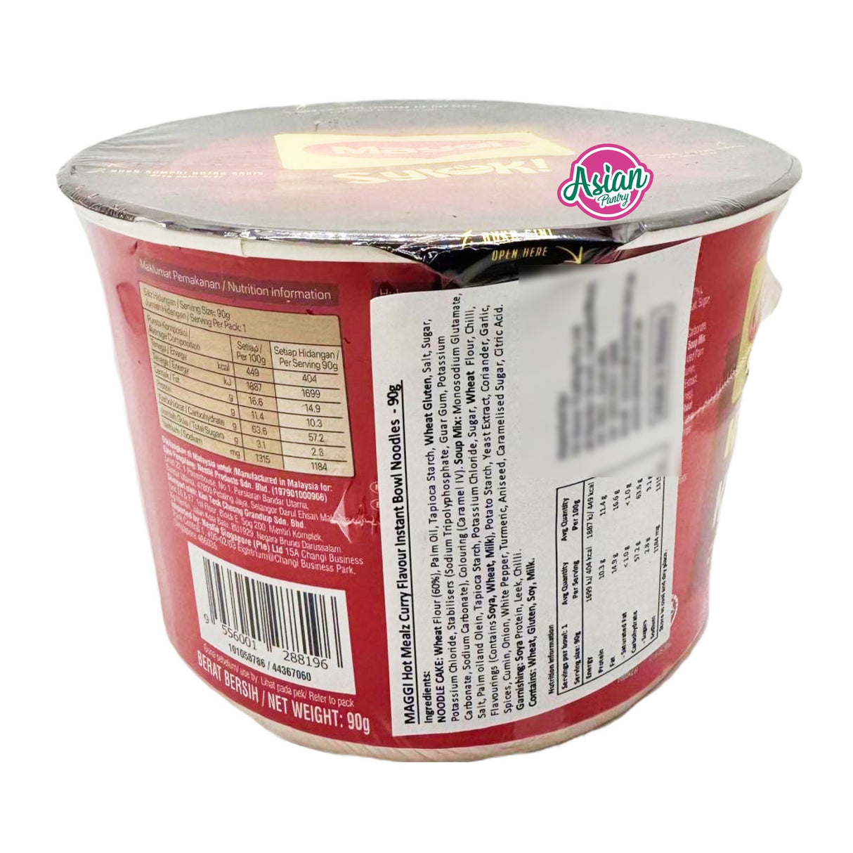 Maggi Syiok Curry Kaw Noodles 90g (BBD: 31/12/2025)