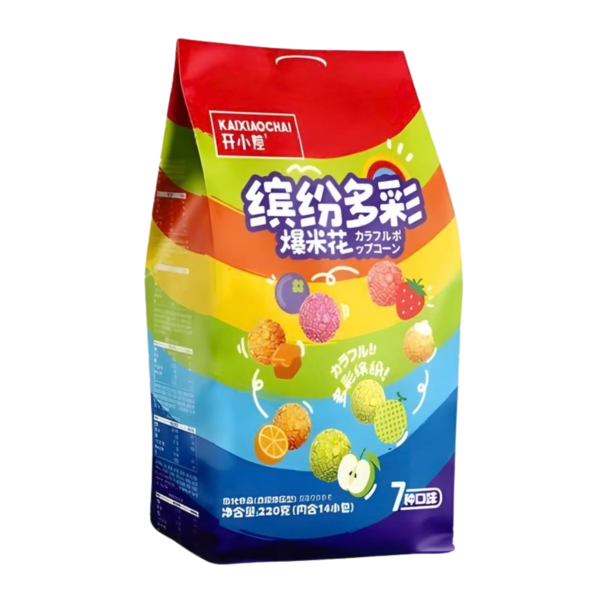 Kaixiaochai Colourful Popcorn 220g