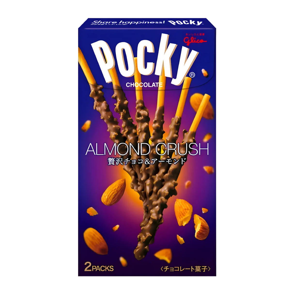 格力高 POCKY 巧克力杏仁碎 72g