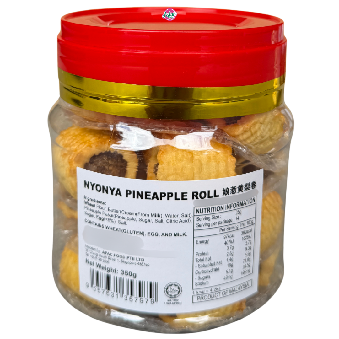 Delyco Nyonya Pineapple Roll 350g