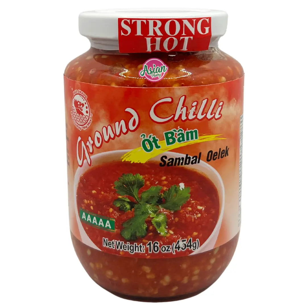 Red Dragon Pickled Grounded Chilli (Strong Hot) 454g