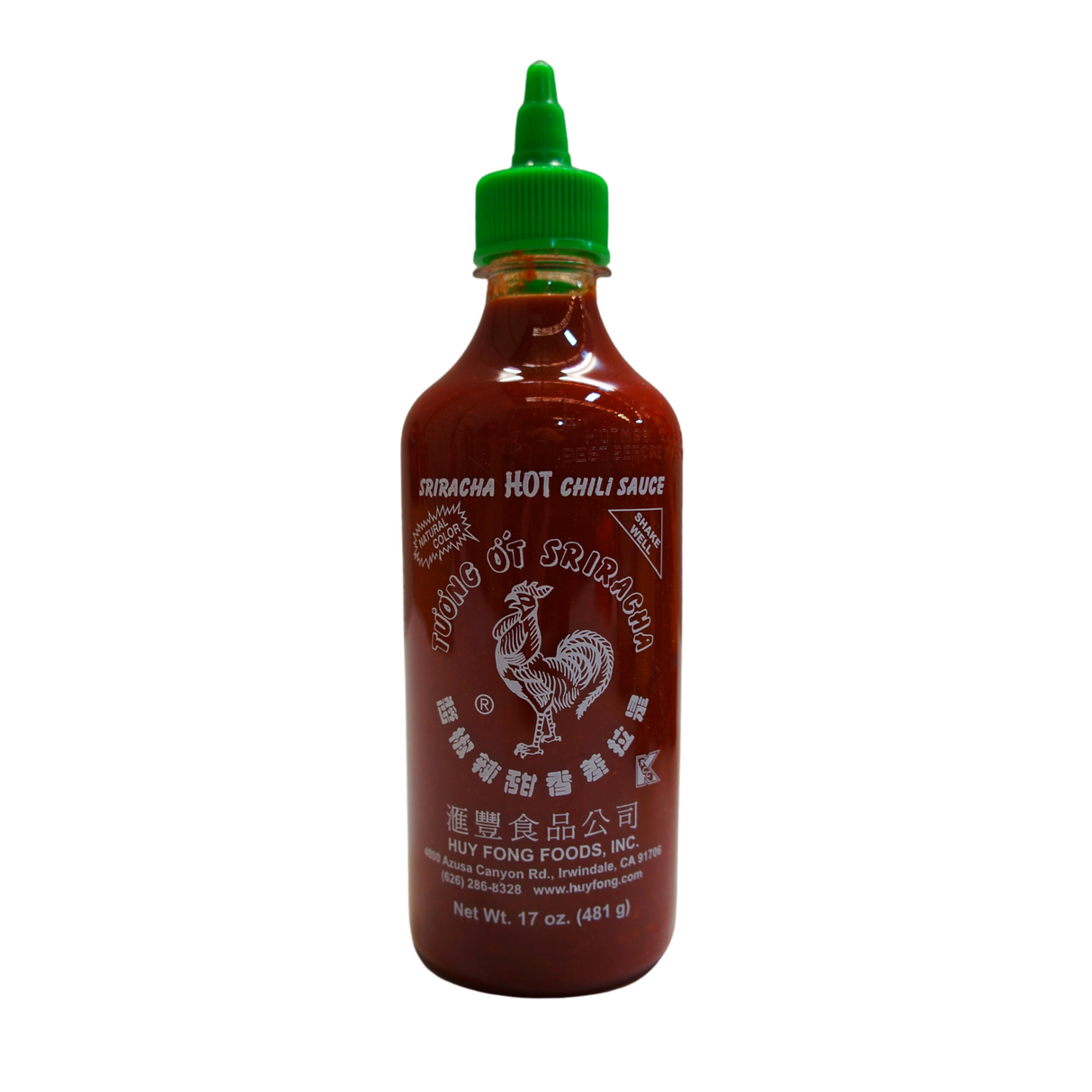 Huy Fong Sriracha Hot Chilli Sauce 481g