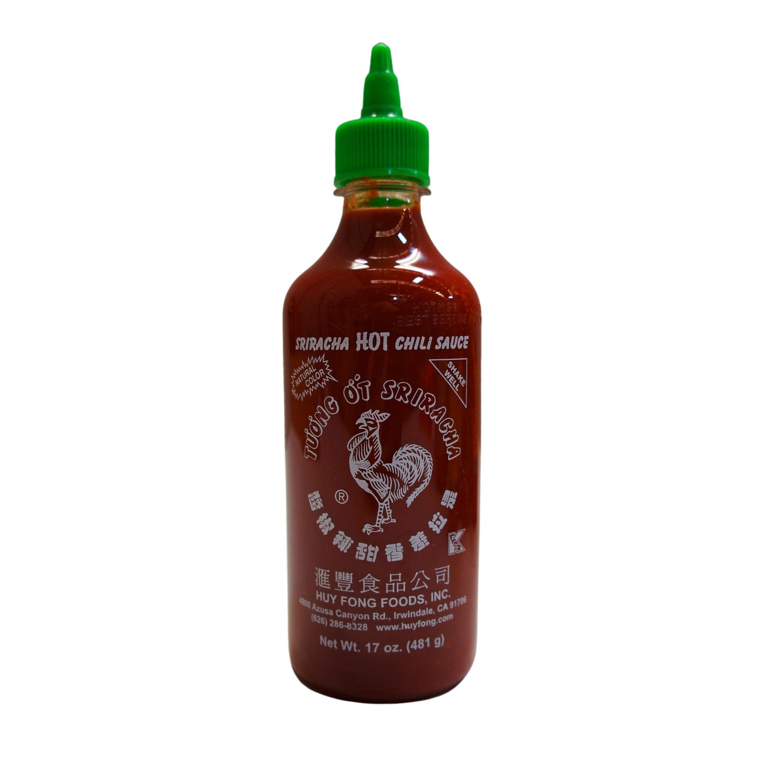 Huy Fong Sriracha Hot Chilli Sauce 481g